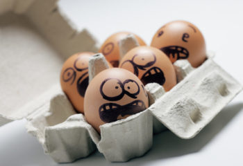 Funny Eggs With Facial Expression